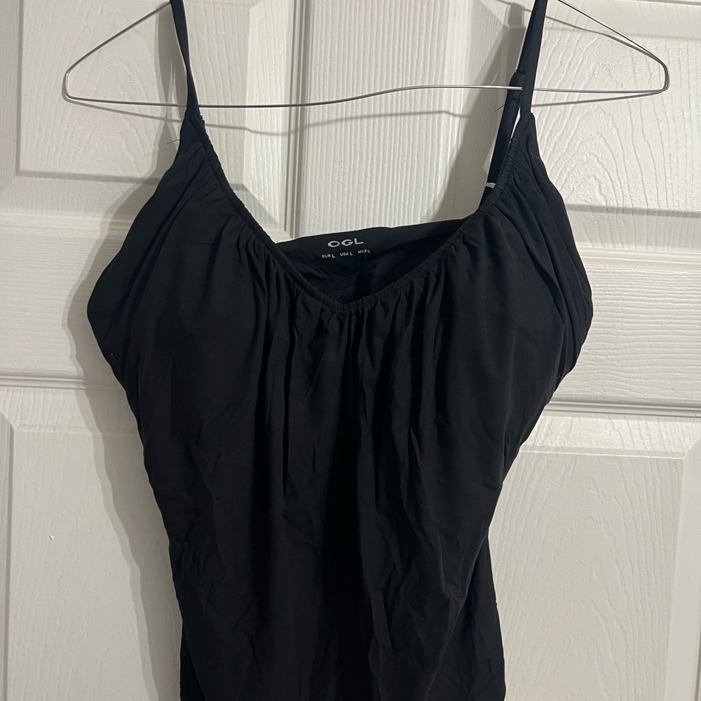 OGL Black Camisole Top for Women
